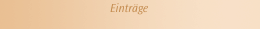 Eintr&auml;ge